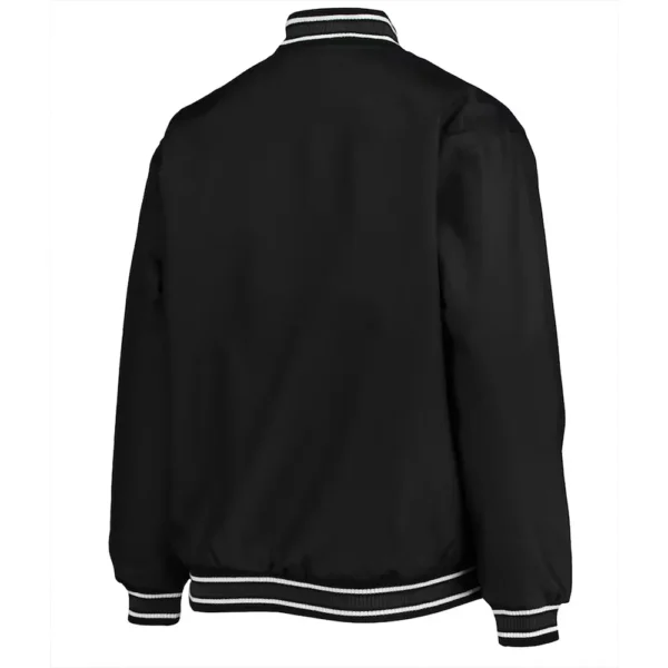 Front Hit Seattle Kraken Poly-Twill Black Jacket