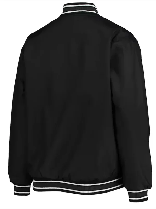 Front Hit Seattle Kraken Poly-Twill Black Jacket