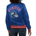 Full Count New England Patriots Blue Satin Jacket