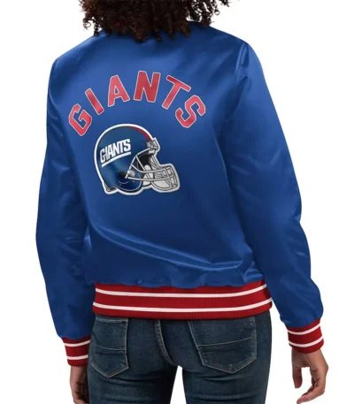 Full Count New England Patriots Blue Satin Jacket