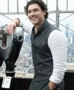 Off Campus Press Tour Garrett Graham Grey Vest