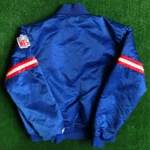 Giants New York Blue and White Satin Jacket