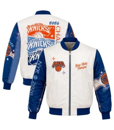 Girls Youth NY Knicks 2026 Finals Champions Jacket