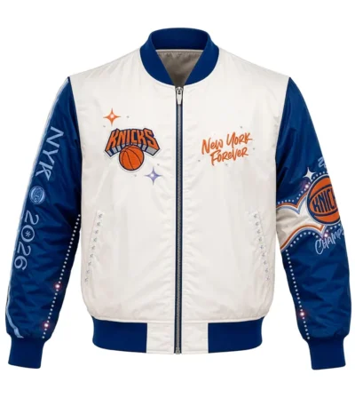 Girls Youth NY Knicks 2026 Finals Champions Jacket