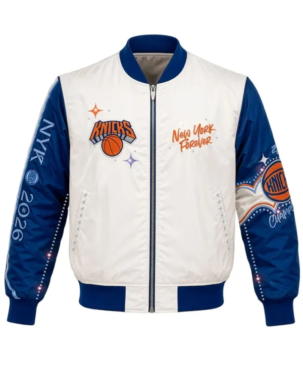 Girls Youth NY Knicks 2026 Finals Champions Jacket