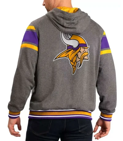 Gray Minnesota Vikings Extreme Hoodie