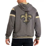 Gray New Orleans Saints Extreme Hoodie
