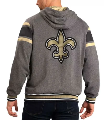 Gray New Orleans Saints Extreme Hoodie