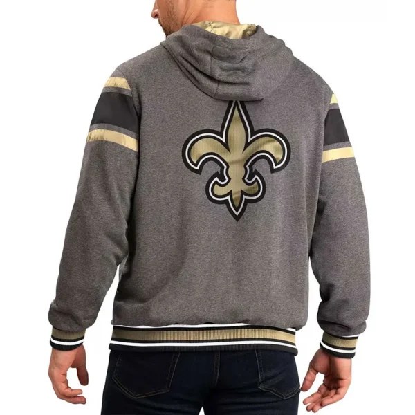Gray New Orleans Saints Extreme Hoodie