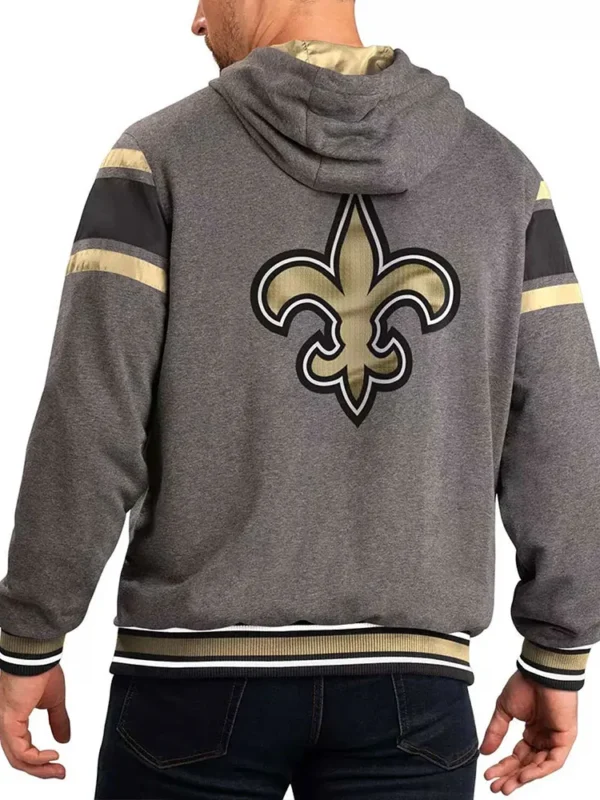 Gray New Orleans Saints Extreme Hoodie