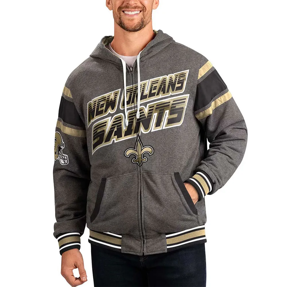 Gray New Orleans Saints Extreme Hoodie Gray New Orleans Saints Extreme Hoodie