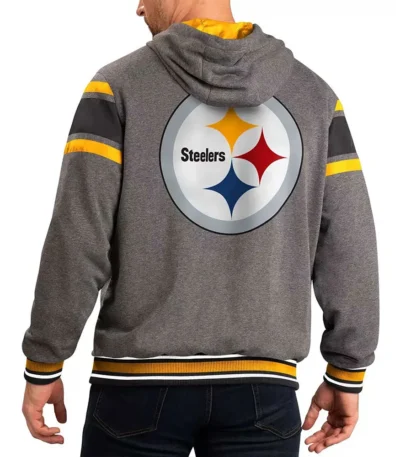Gray Pittsburgh Steelers Extreme Hoodie