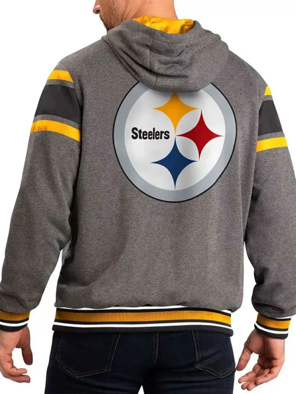 Gray Pittsburgh Steelers Extreme Hoodie