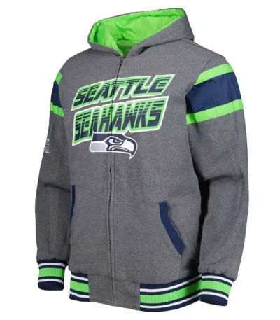 Gray Seattle Seahawks Extreme Hoodie