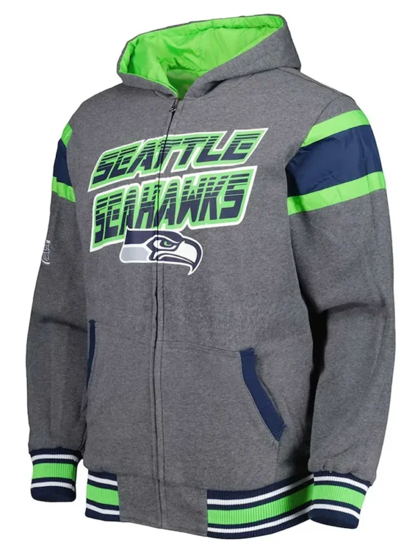 Gray Seattle Seahawks Extreme Hoodie