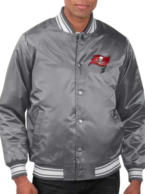 Gray Tampa Bay Buccaneers Locker Room Jacket