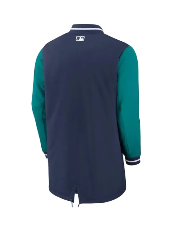 Dugout Performance Seattle Mariners Navy Full-Zip Jacket