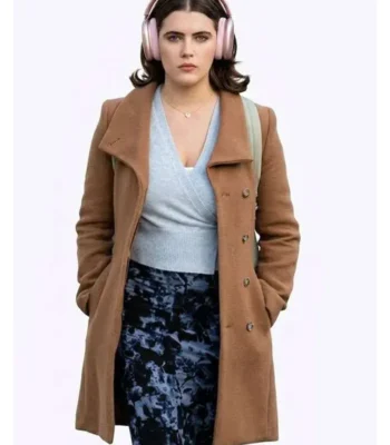 Hannah Wells Off Campus Brown Wool Coat