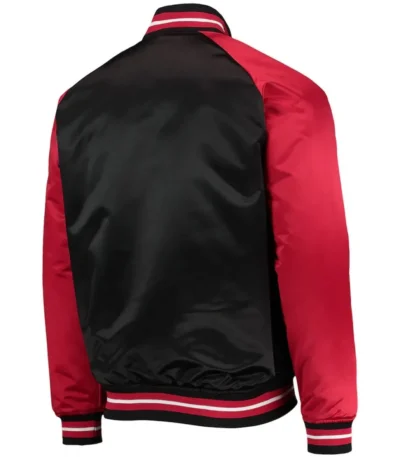 Hardwood Classics Reload 3.0 Toronto Raptors Black and Red Jacket