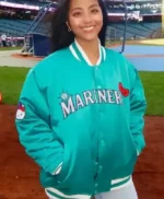 Hello Kitty Mariners Varsity Jacket