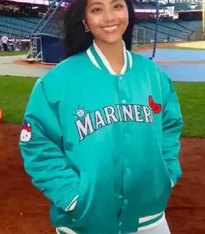 Hello Kitty Mariners Varsity Jacket