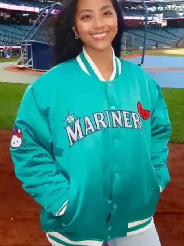 Hello Kitty Mariners Varsity Jacket