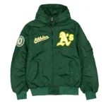 Historic L-2B Oakland Athletics Hooded Bomber Jacket