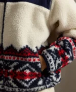 The Today Show Hoda Kotb Team USA Sherpa Jacket