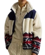 The Today Show Hoda Kotb Team USA Sherpa Jacket