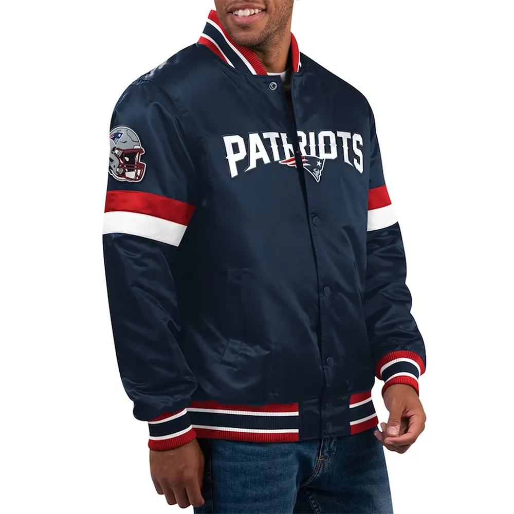 Home Game New England Patriots Navy Jacket Home Game New England Patriots Navy Jacket
