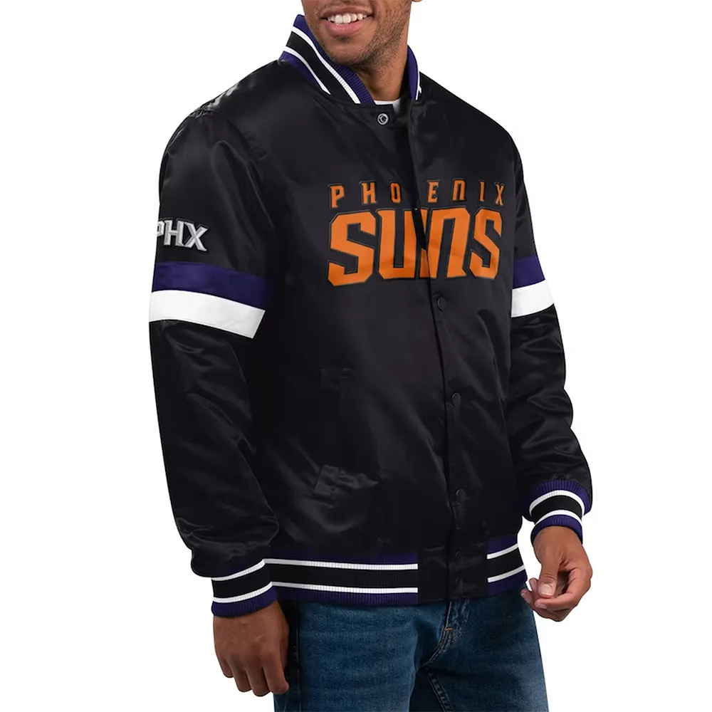 Home Game Phoenix Suns Black Jacket Home Game Phoenix Suns Black Jacket