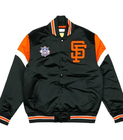 Home Game San Francisco Giants Black Satin Jacket