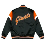 Home Game San Francisco Giants Black Satin Jacket