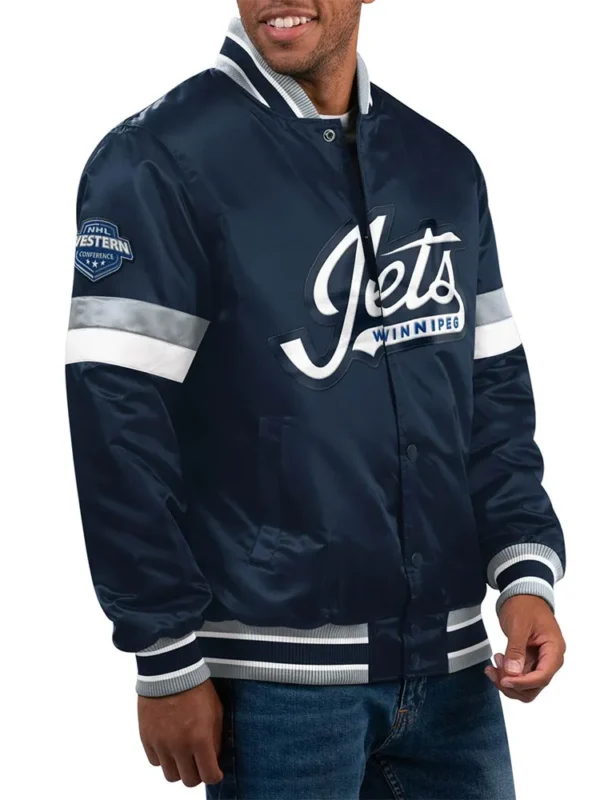 Home Game Winnipeg Jets Navy Jacket