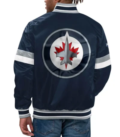 Home Game Winnipeg Jets Navy Jacket