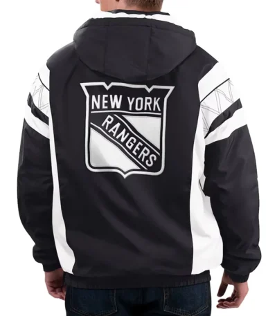 Home Team New York Rangers Half-Zip Hoodie Jacket