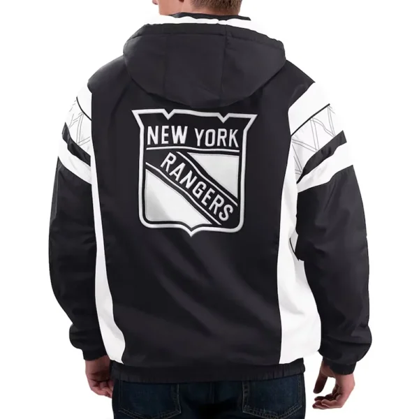 Home Team New York Rangers Half-Zip Hoodie Jacket