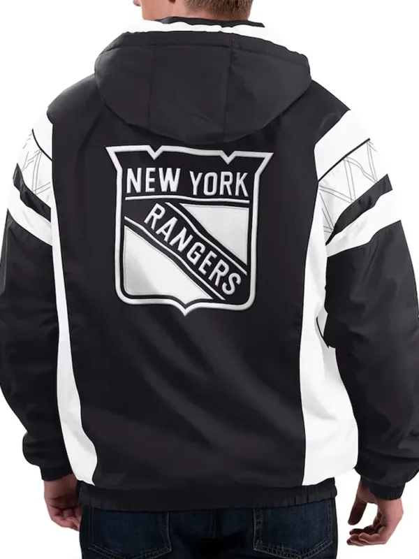 Home Team New York Rangers Half-Zip Hoodie Jacket