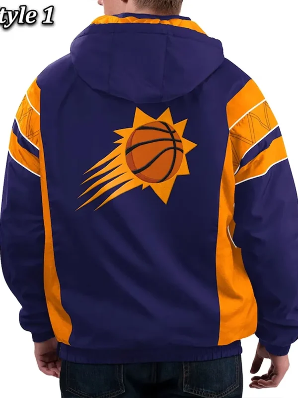 Home Team Phoenix Suns Half-Zip Hoodie Jacket