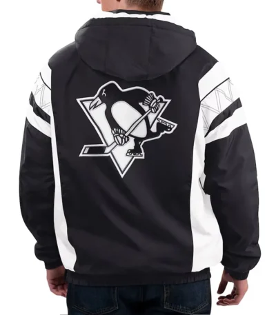 Home Team Pittsburgh Penguins Half-Zip Hoodie Jacket