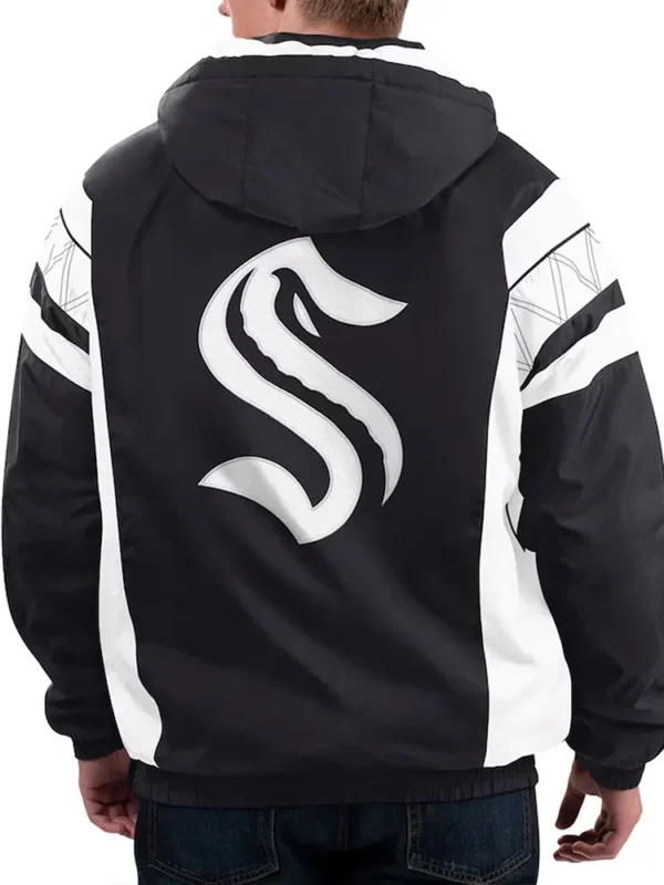 Home Team Seattle Kraken Half-Zip Hoodie Jacket