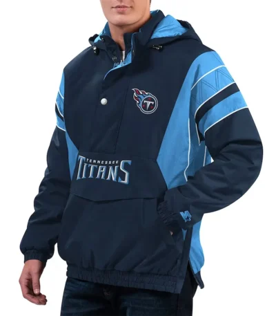 Home Team Tennessee Titans Half-Zip Hoodie Jacket