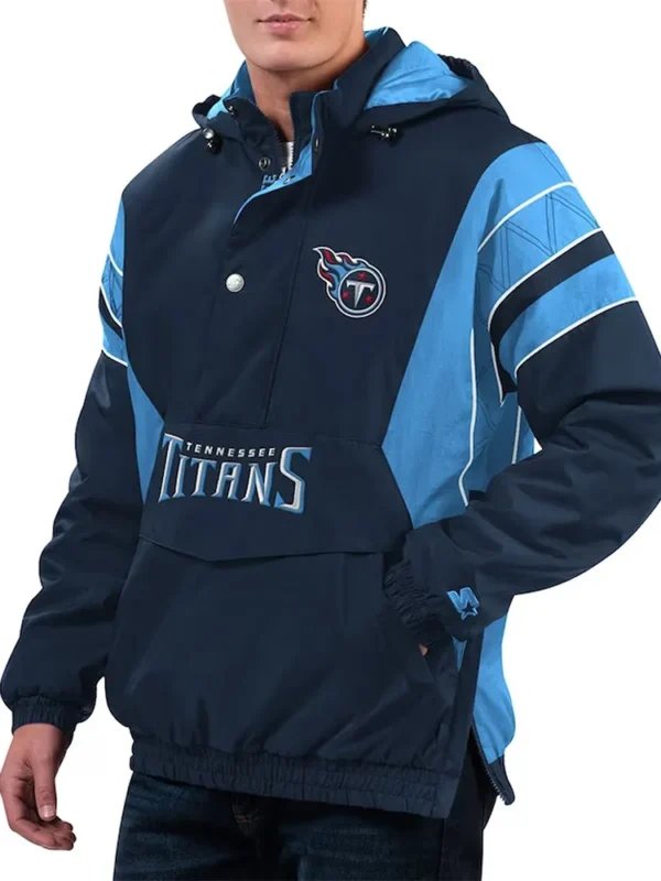 Home Team Tennessee Titans Half-Zip Hoodie Jacket