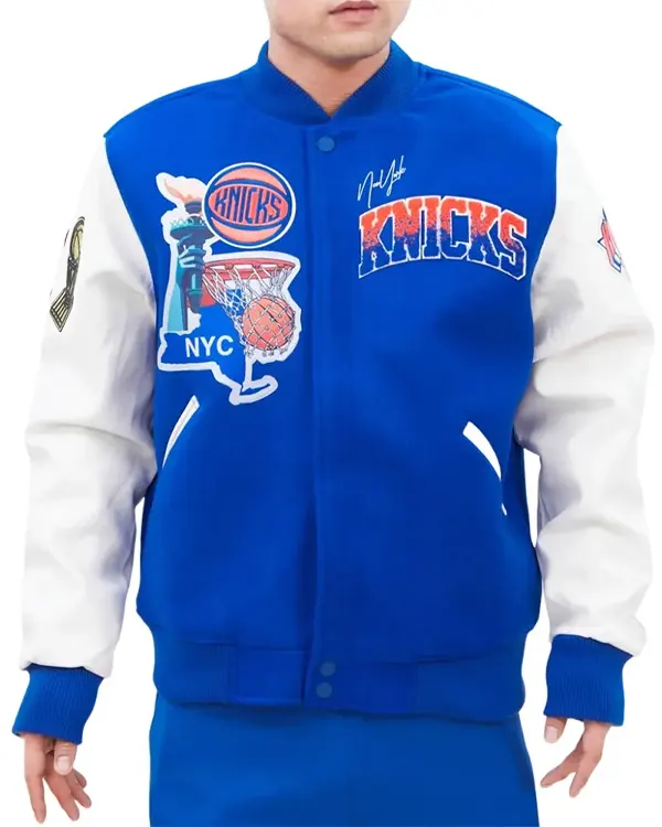 Home Town Ny Knicks Varsity Jacket Home Town Ny Knicks Varsity Jacket