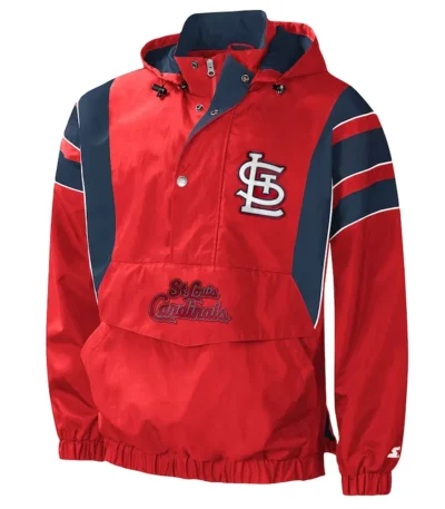 Impact St. Louis Cardinals Half-Zip Hoodie Jacket