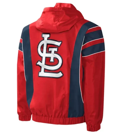 Impact St. Louis Cardinals Half-Zip Hoodie Jacket