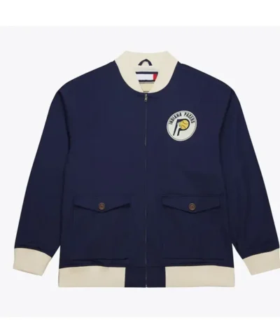 Indiana Pacers Navy Cotton Twill Jacket