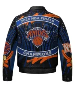 JH Design New York Knicks 2026 Champions Leather Jacket