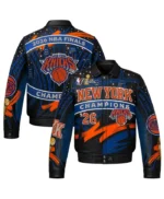 JH Design New York Knicks 2026 Champions Leather Jacket