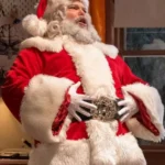 Jack Black Dear Santa Red Shearling Jacket